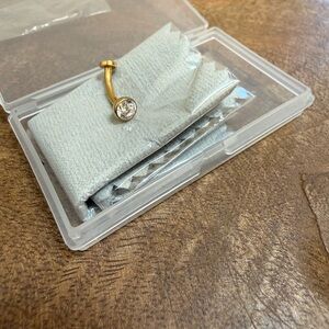 NEW 14G G23 Titanium Floating Belly Button Ring 8mm